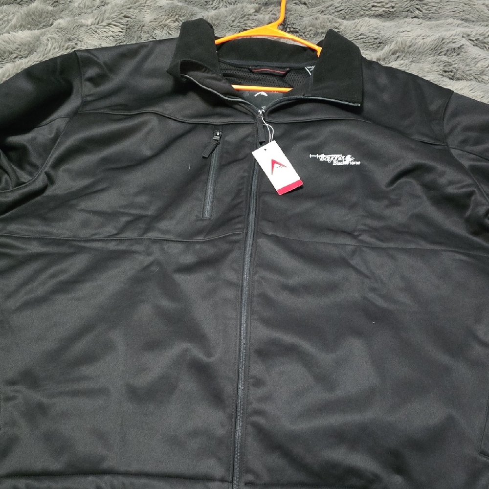 Antigua Men's Black Windbreaker Jacket